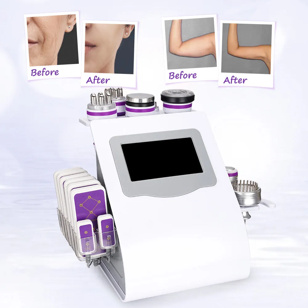 Black Friday 9 in 1 40K Ultrasonic Cavitation Machine With Rolling Trolley Cart