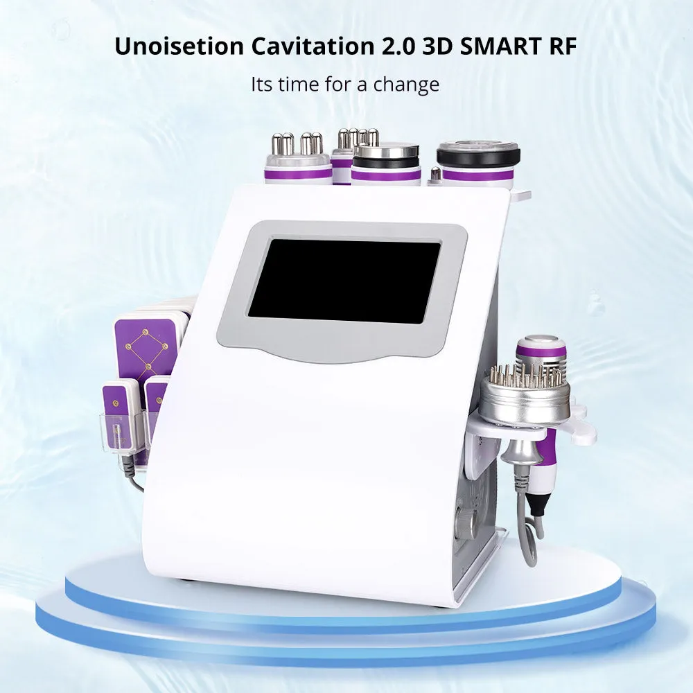 Black Friday 9 in 1 40K Ultrasonic Cavitation Machine With Rolling Trolley Cart