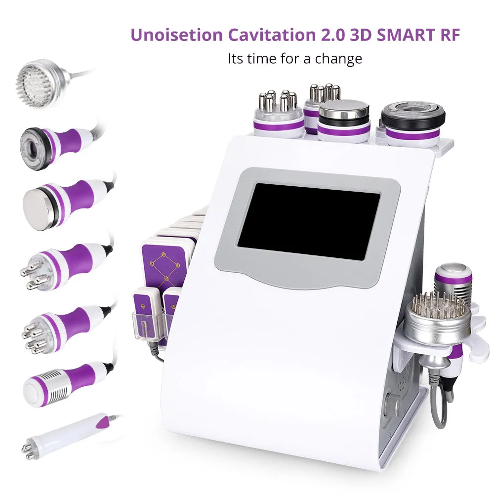 Black Friday 9 in 1 40K Ultrasonic Cavitation Machine With Rolling Trolley Cart