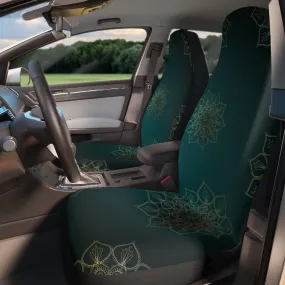 Blue Mandala Car Seat Cover
