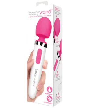 Bodywand Aqua Mini Rechargeable Wand Vibrator - Pink