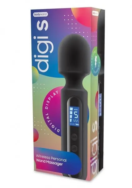 Bodywand Digi S Wand Vibrator - Black