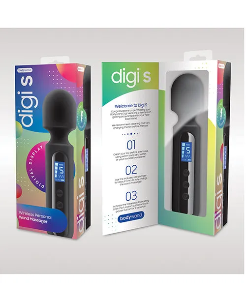Bodywand Digi S Wand Vibrator - Black