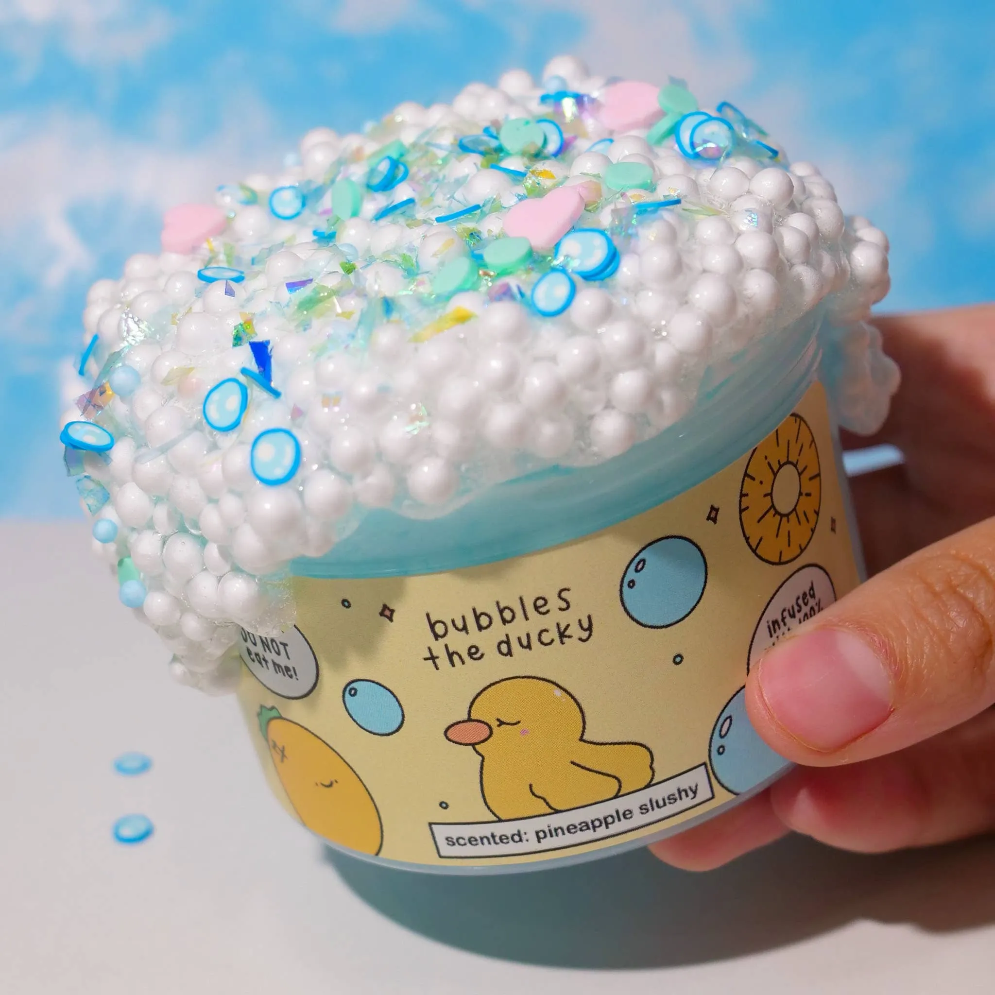 Bubbles the Ducky Slime / Slime Toy