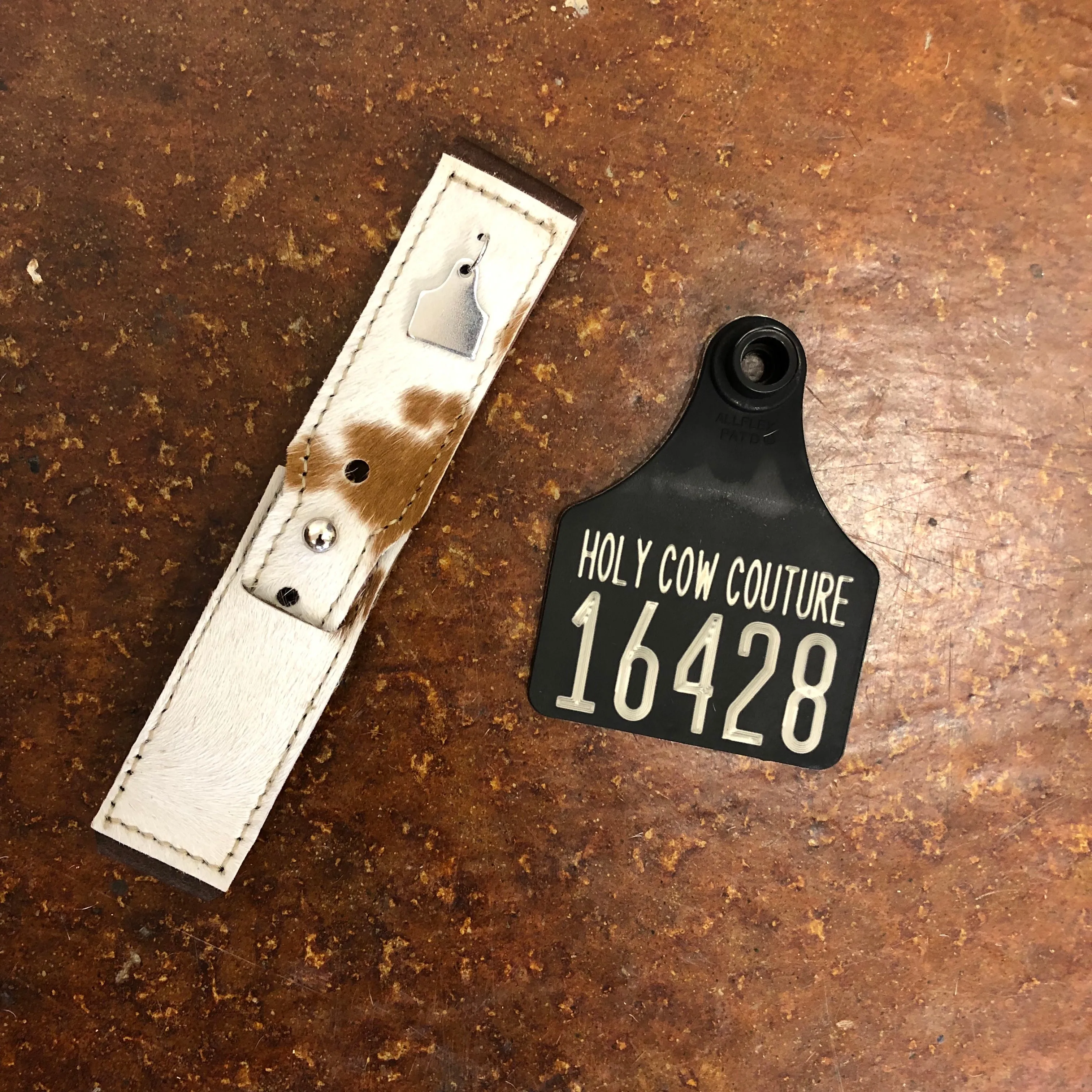 Calf Cowhide Apple Watch Band - Small #16428