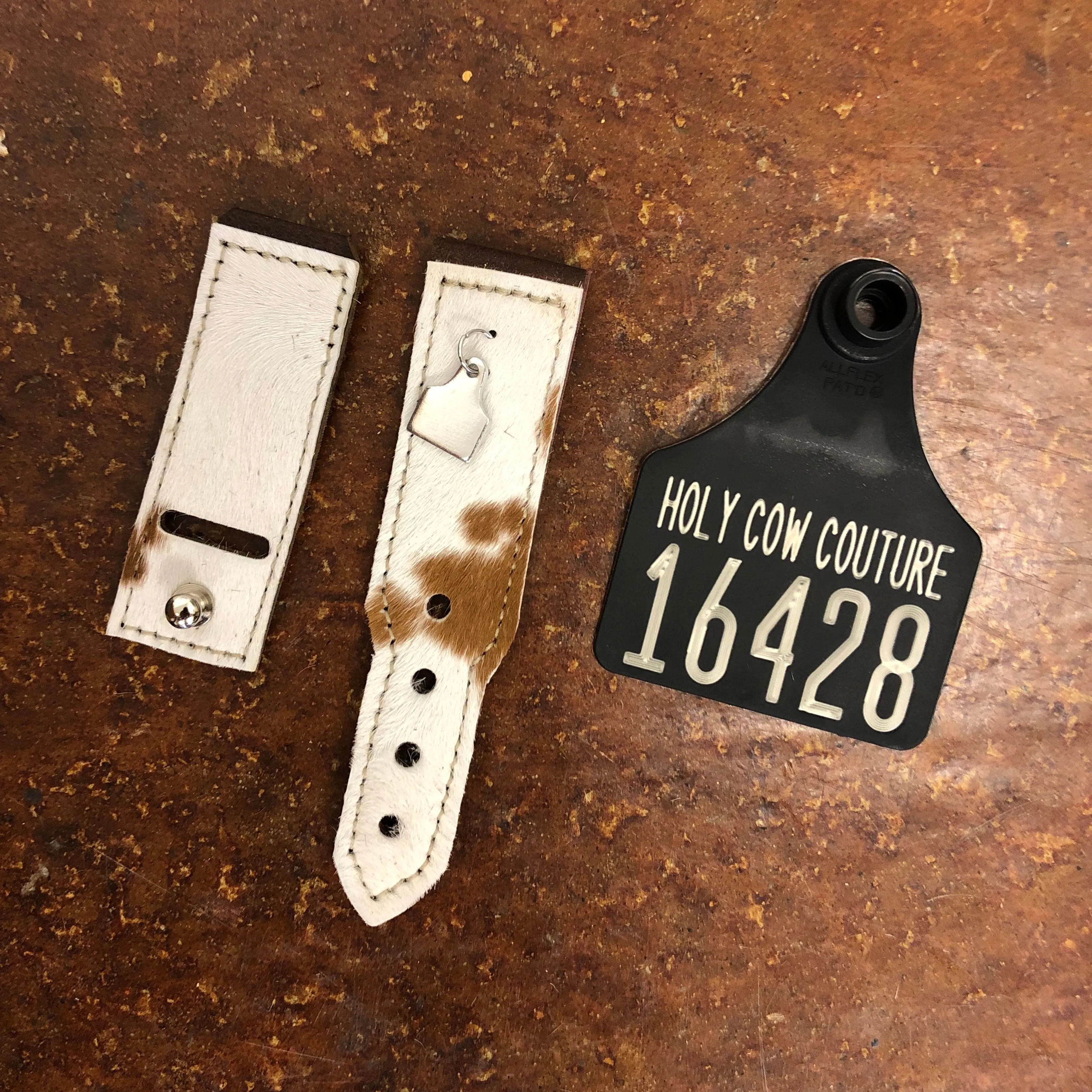 Calf Cowhide Apple Watch Band - Small #16428