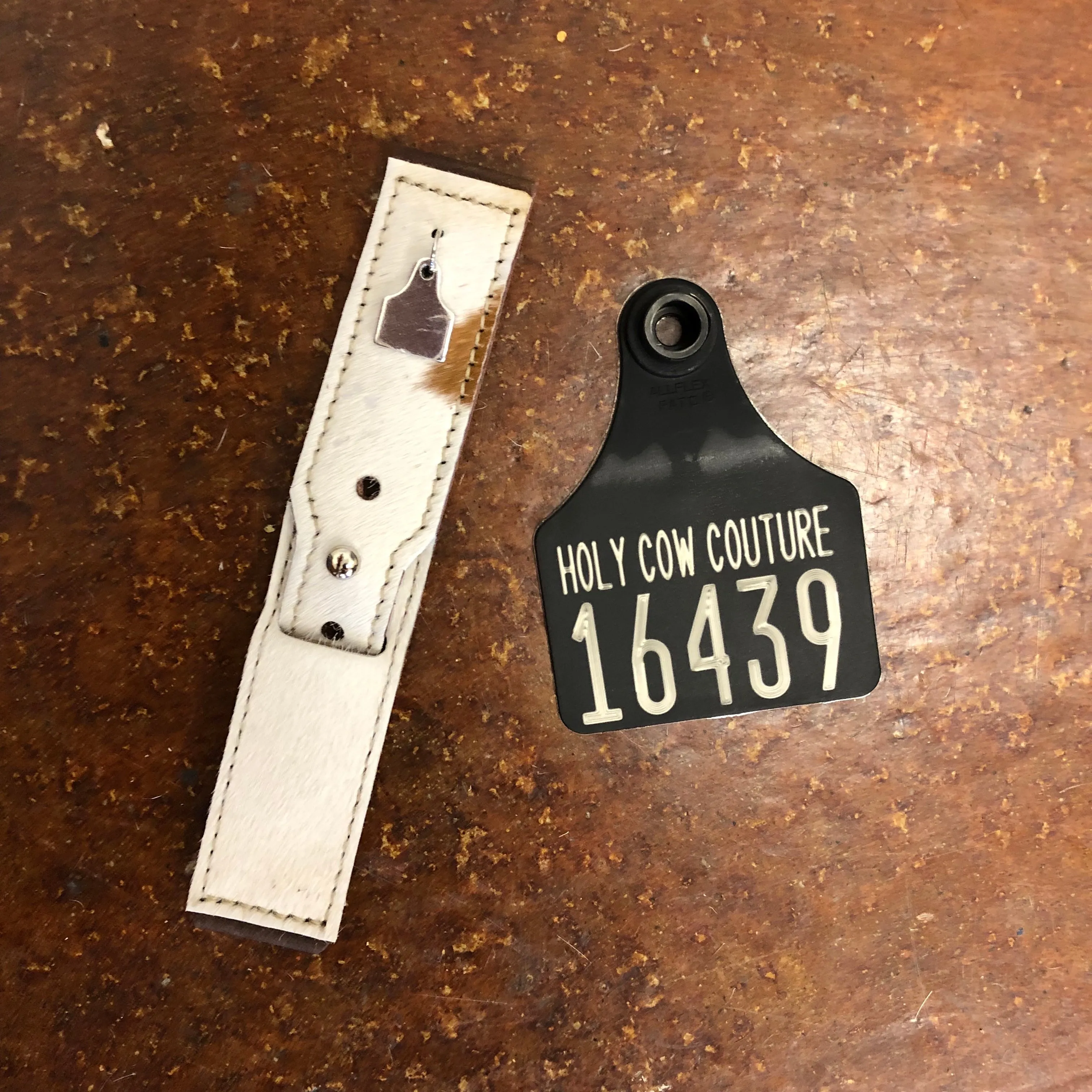 Calf Cowhide Apple Watch Band - Small #16439