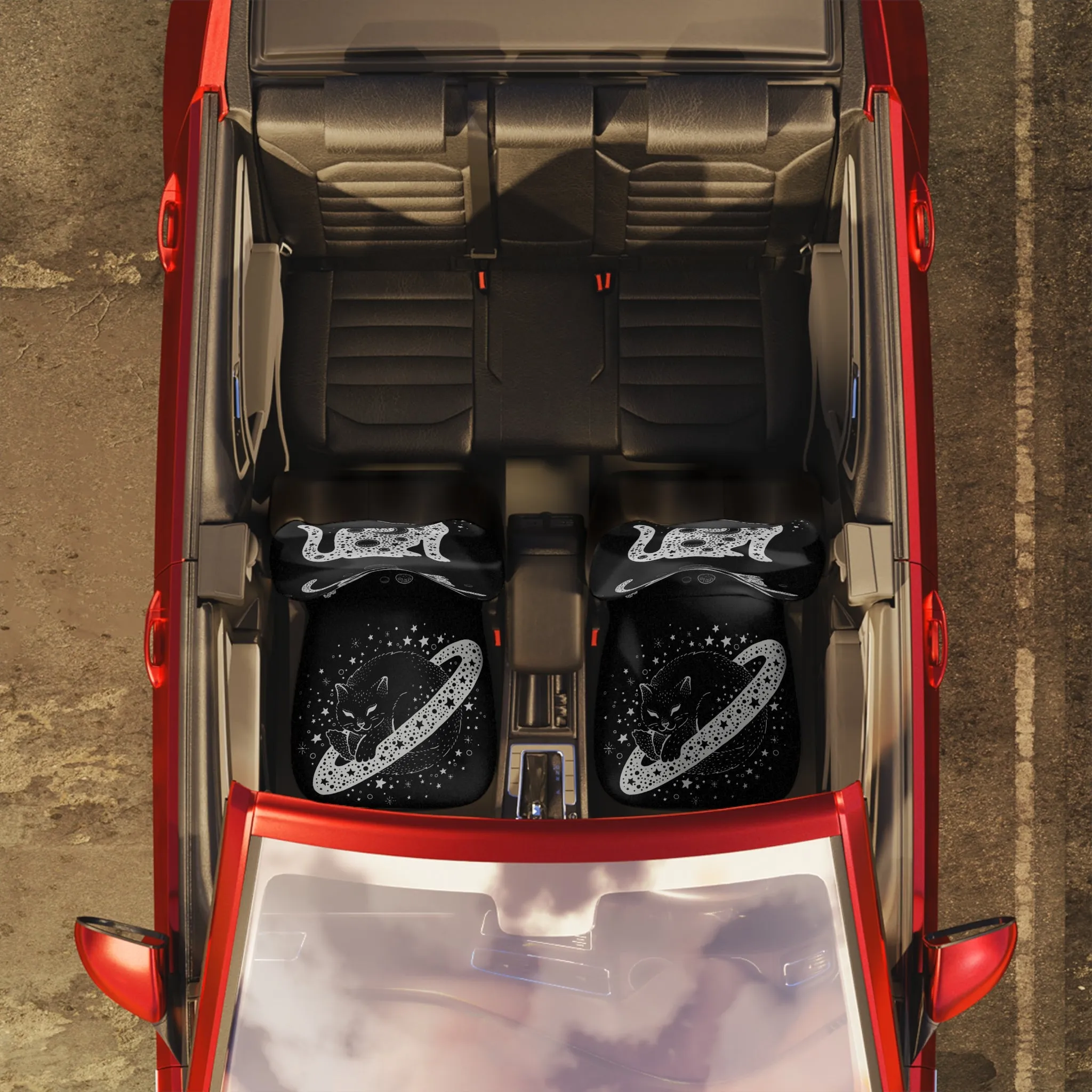 Celestial Cat Car Seat Cover