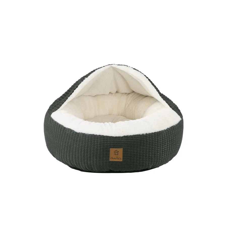 Charlies Hooded Snuggle Pet Nest