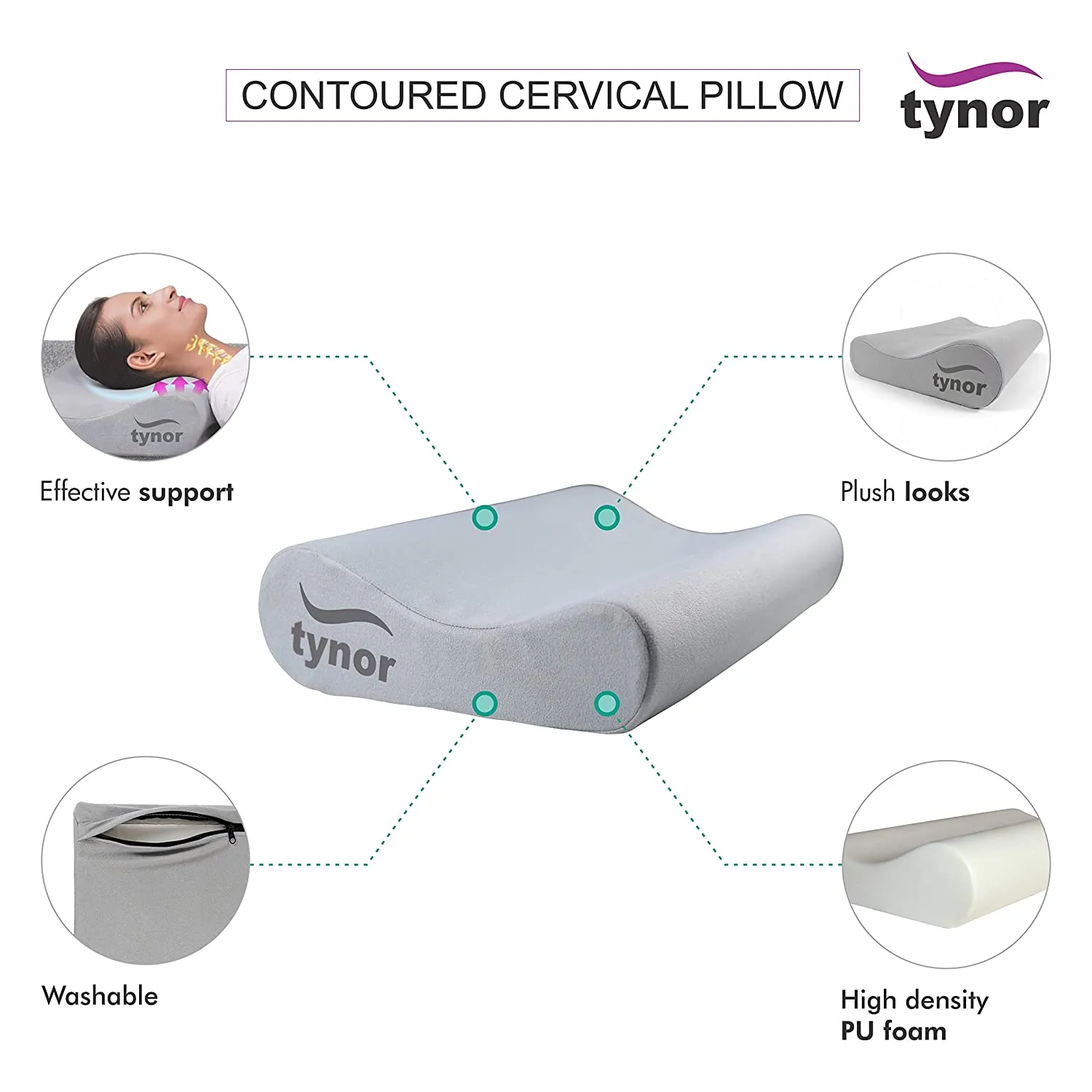 Contoured Cervical Pillow