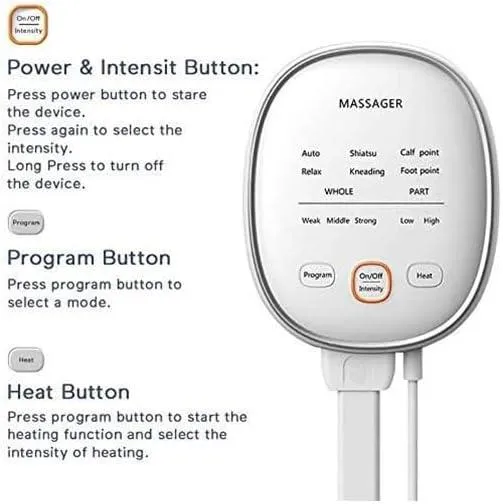 COOLBABY® Leg Air Compression Massager: Relaxation and Revitalization in 6 Modes