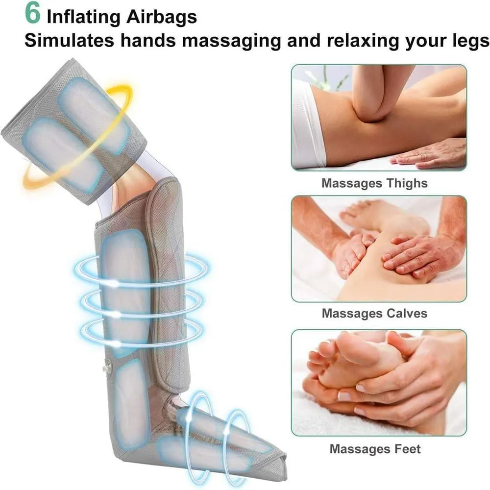 COOLBABY® Leg Air Compression Massager: Relaxation and Revitalization in 6 Modes