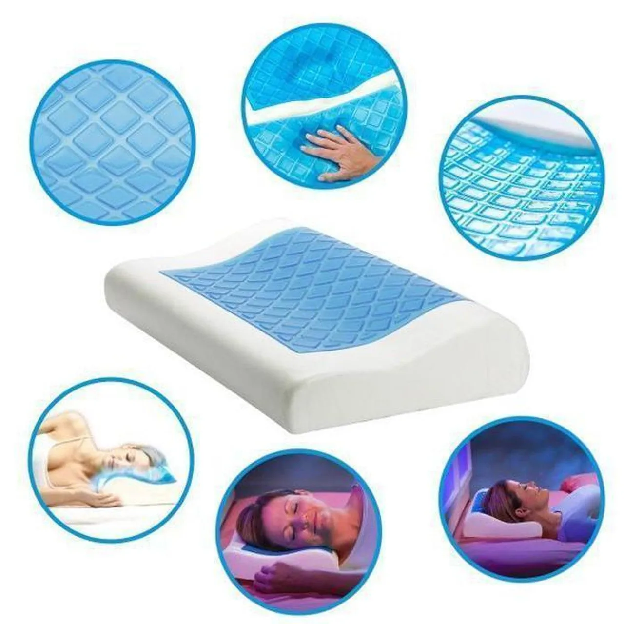 Cooling Pillow Anti Snore Pillow Memory Foam
