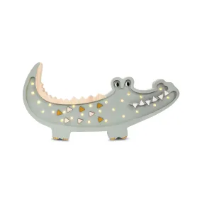 Crocodile Lamp - Soft Khaki