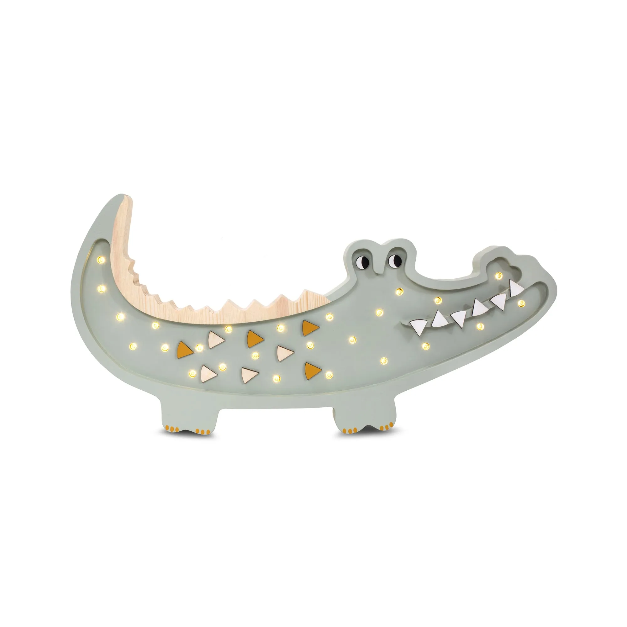 Crocodile Lamp - Soft Khaki