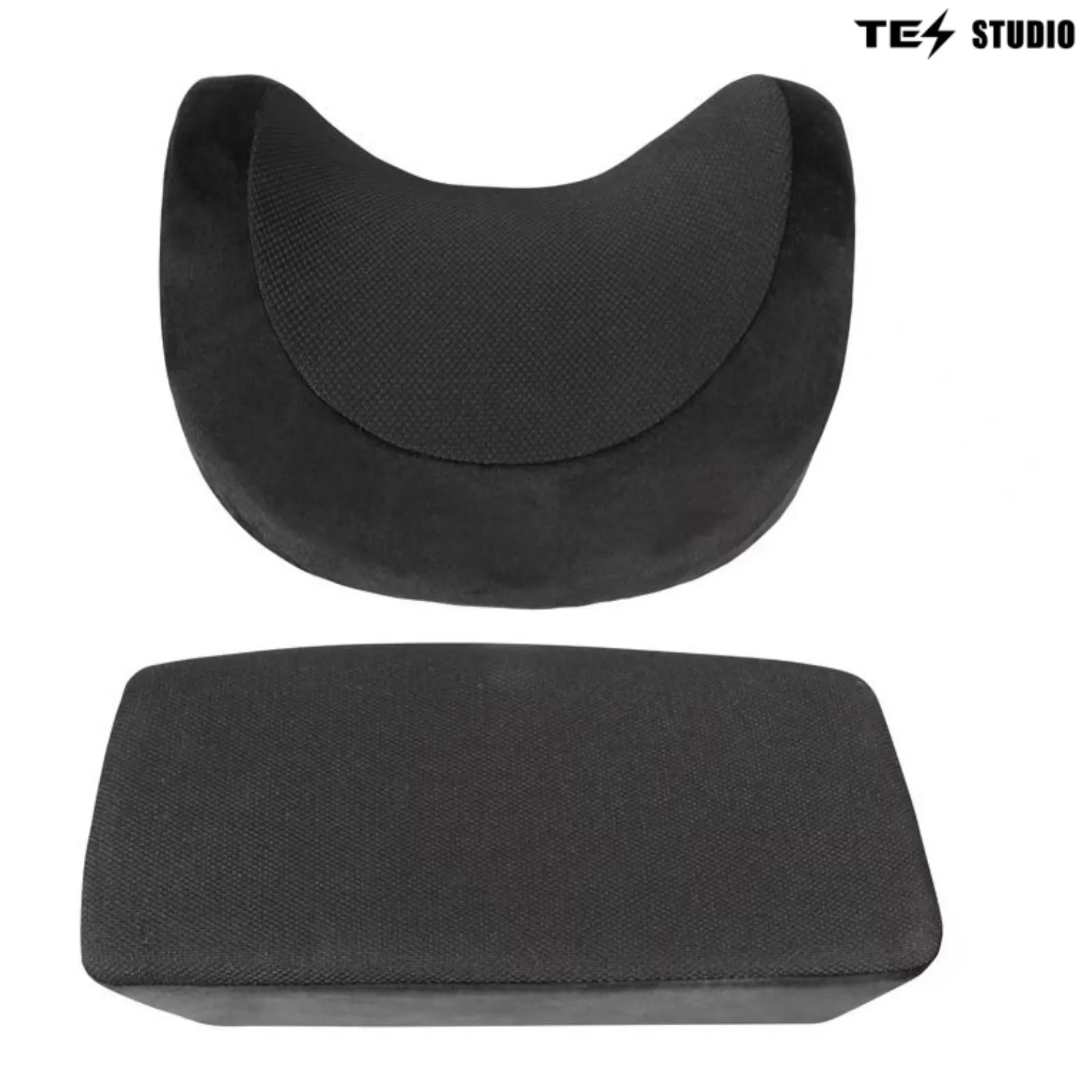 Cybertruck Embroidery Neck & Lumbar Car Pillows Gaming Chair Pillow with Adjustable Strap（2 Pcs）