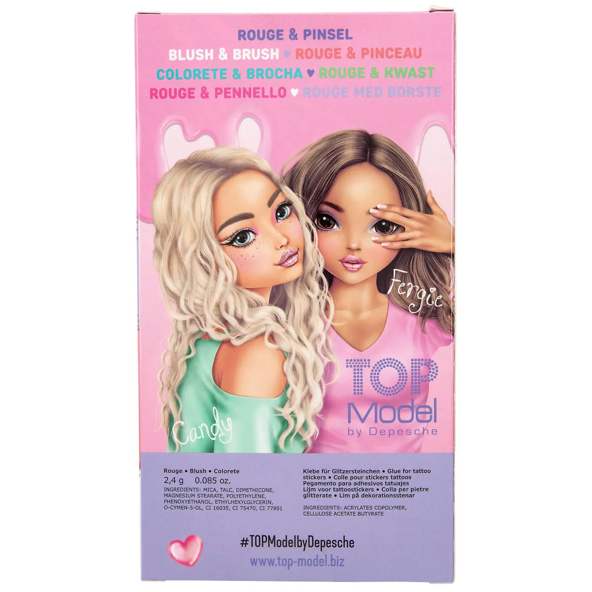 Depesche Topmodel Blush & Brush Set Beauty and Me