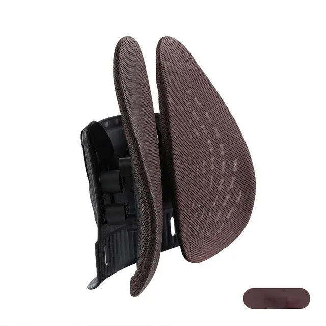 【Double Back Lumbar Cushion】Back Support for Office Chair Car Comfort Lumbar Pillow Adjustable Ergonomic Balanced Firmness for Back Pain Relief