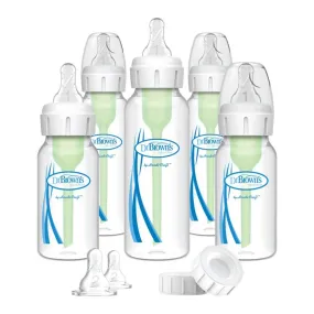 Dr. Brown's Natural Flow Anti-Colic Options  Narrow Baby Bottle Newborn Gift Set
