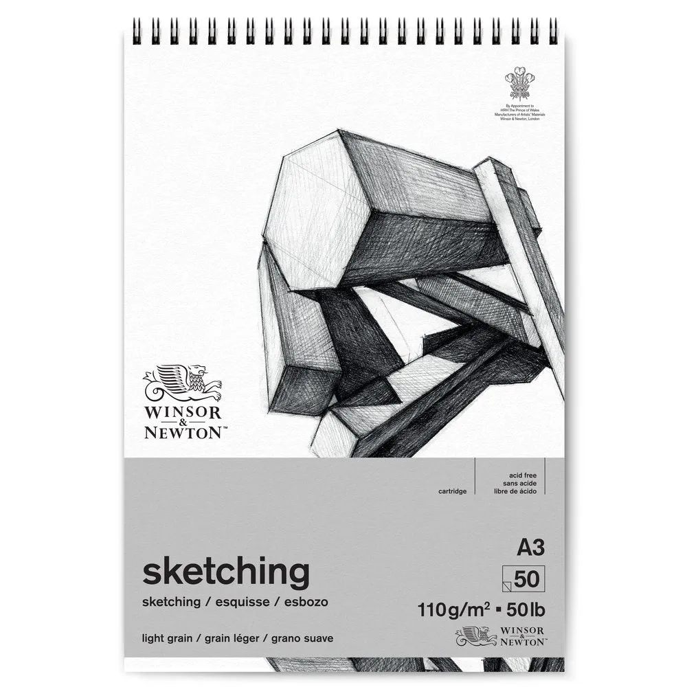 Drawing & Sketching Paper - Spiral-Bound - 110gsm/50lb