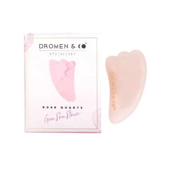 Dromen & Co Rose Quartz Gua Sha Stone (Teardrop)
