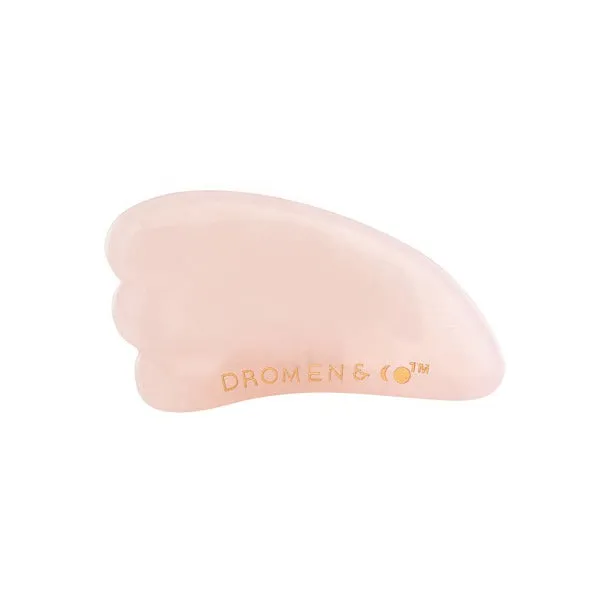 Dromen & Co Rose Quartz Gua Sha Stone (Teardrop)