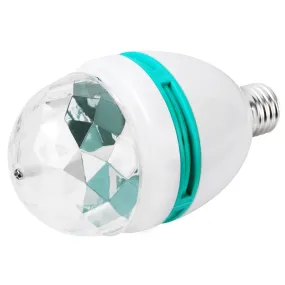 E27 3W Rotating RGB LED Light Bulb