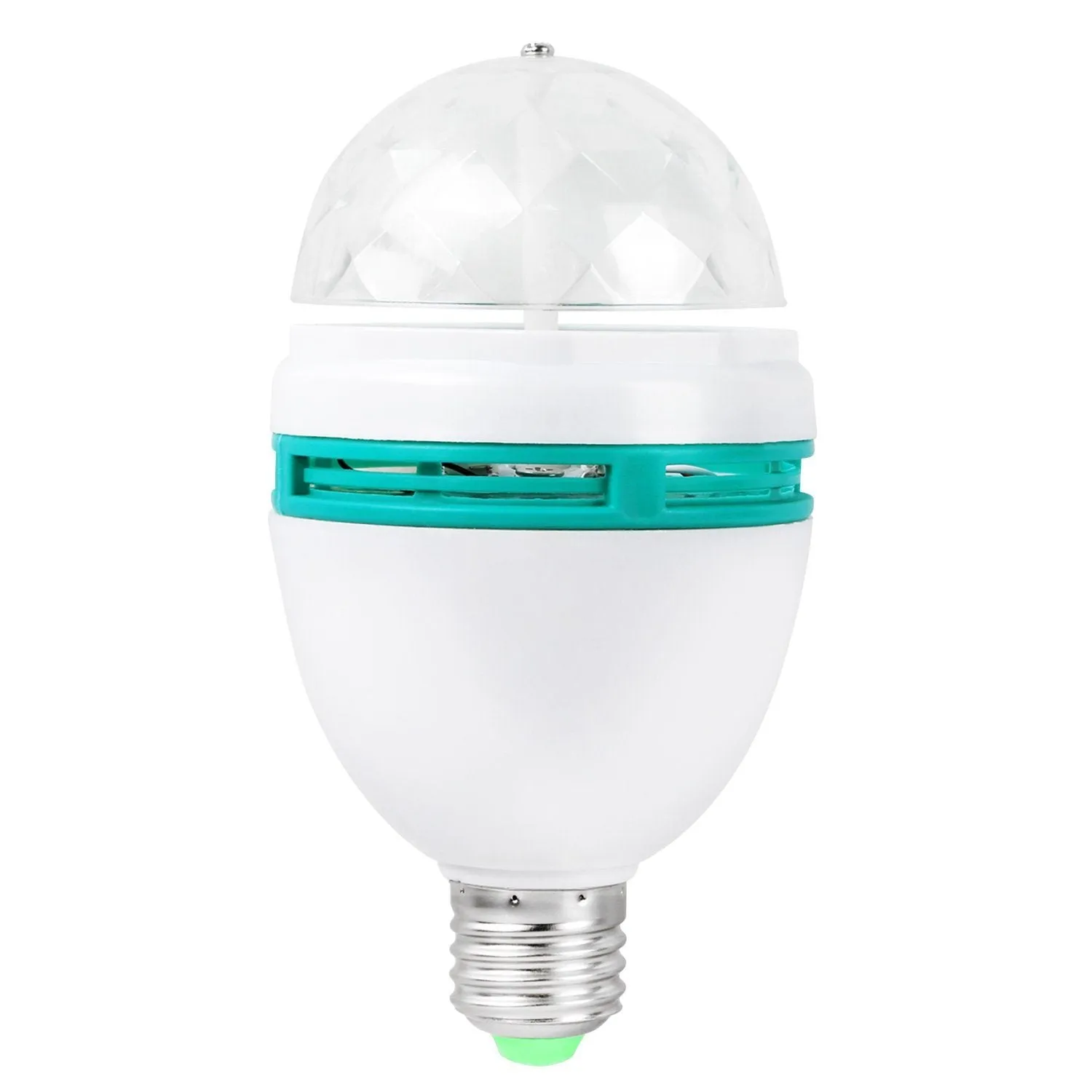 E27 3W Rotating RGB LED Light Bulb