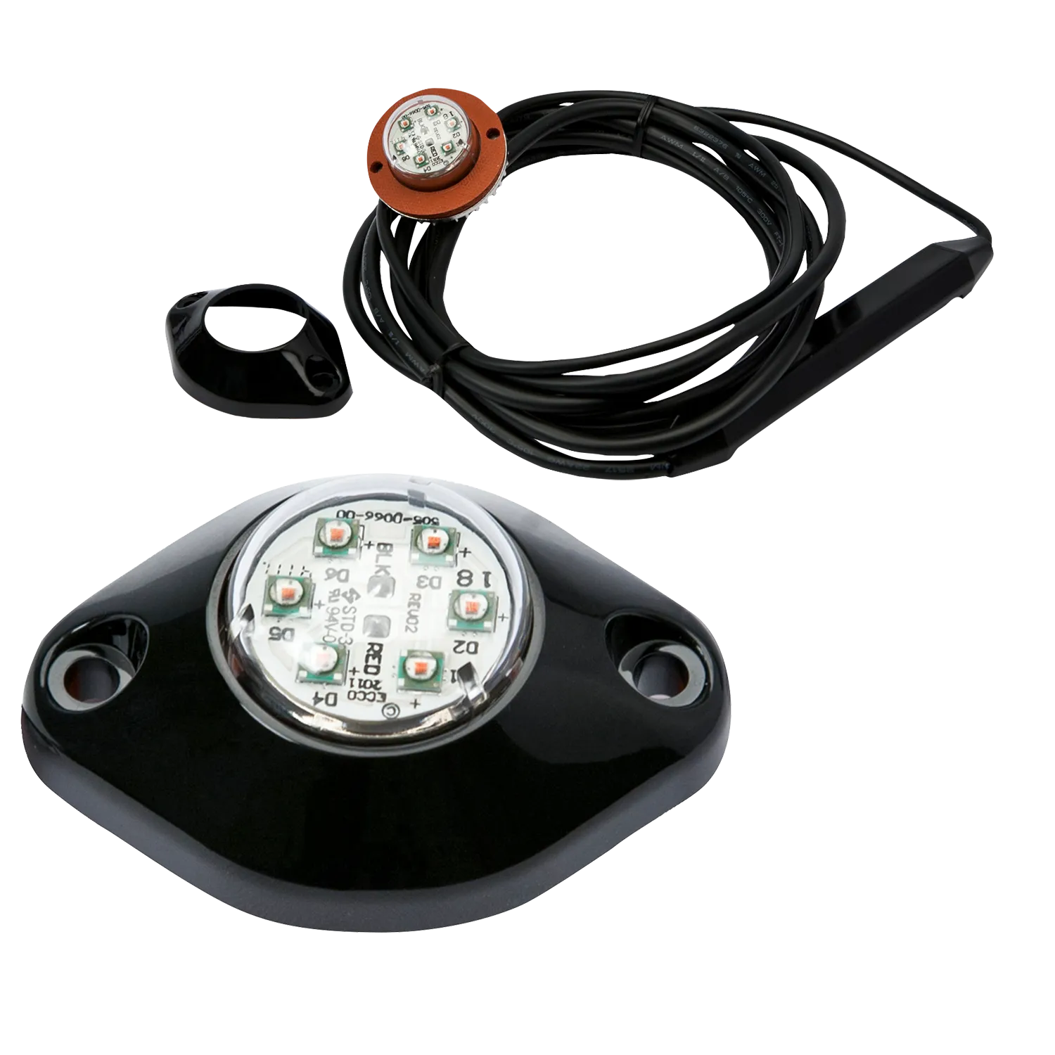 ECO 9014A ECCO Concealed LED Warning Light (1.5", Amber, 1" Hole or Surface)
