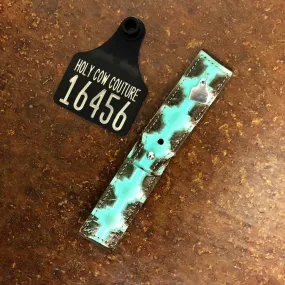 Embossed Leather Apple Watch Band - Large #16456