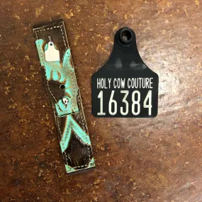 Embossed Leather Apple Watch Band - Small #16384