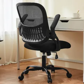 Ergonomic Home Mesh Office Desk Chairs with Flip up Armrests,Lumbar Support