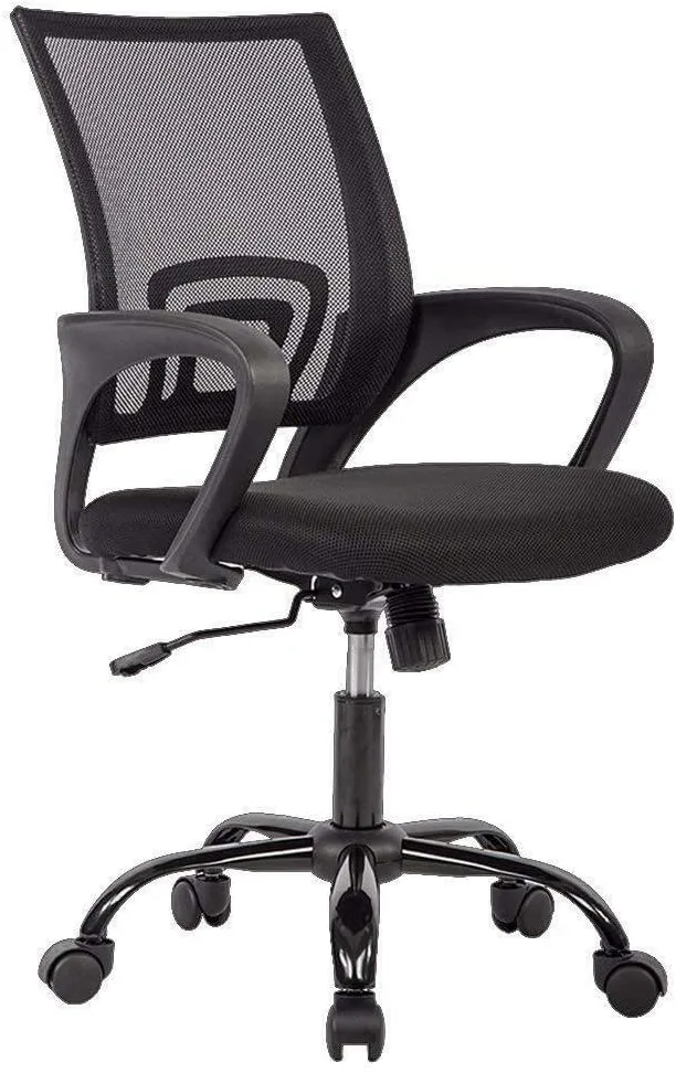 Ergonomic Mesh Computer Desk Chair| Lumbar Support and Adjustable Stool Rolling Swivel