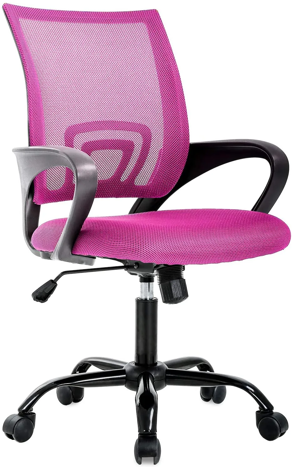 Ergonomic Mesh Computer Desk Chair| Lumbar Support and Adjustable Stool Rolling Swivel