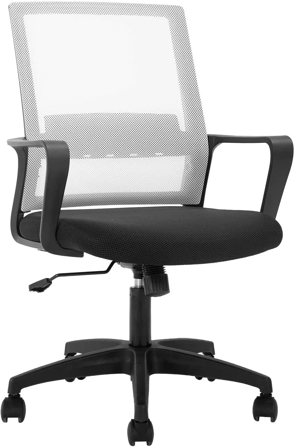 Ergonomic Swivel Rolling Home Office Mesh Chair with Lumbar Support