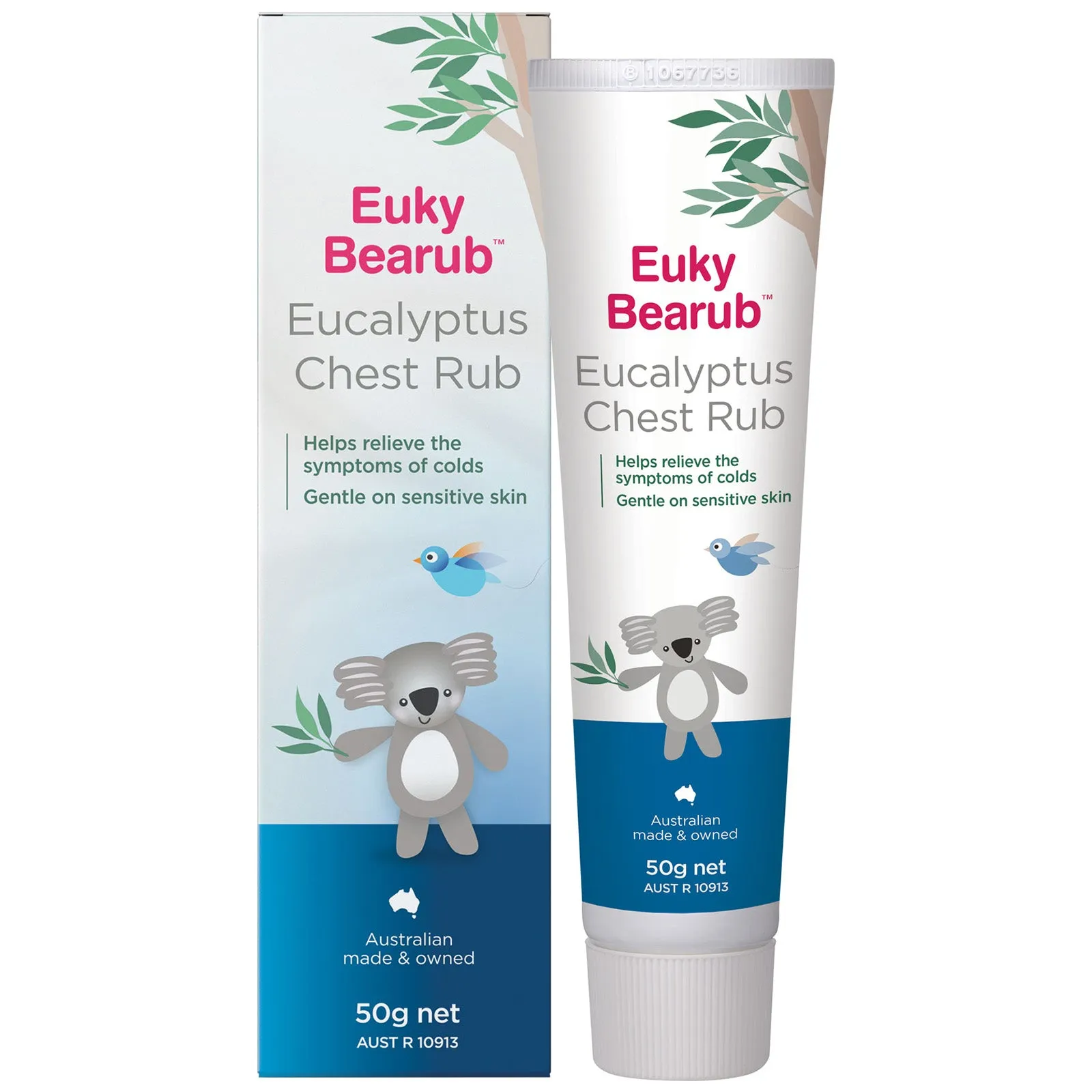 Euky Bearub Eucalyptus Chest Rub 50g (Pack of 4)