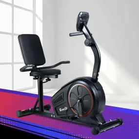 Everfit Exercise Bike Magnetic Recumbent Indoor Cycling Home Gym Cardio 8 Level