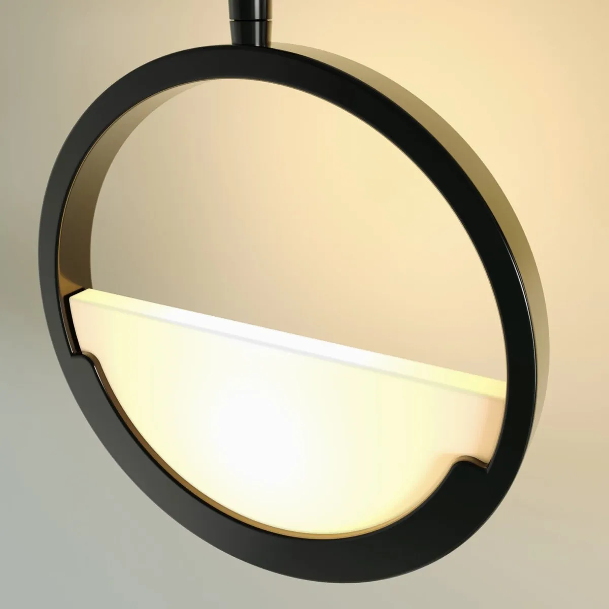 ExBrite Modern Simplicity LED Vanity Light with Rotatable Heads and Dimmable Brightness, Black