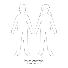 felt doll printable outlines