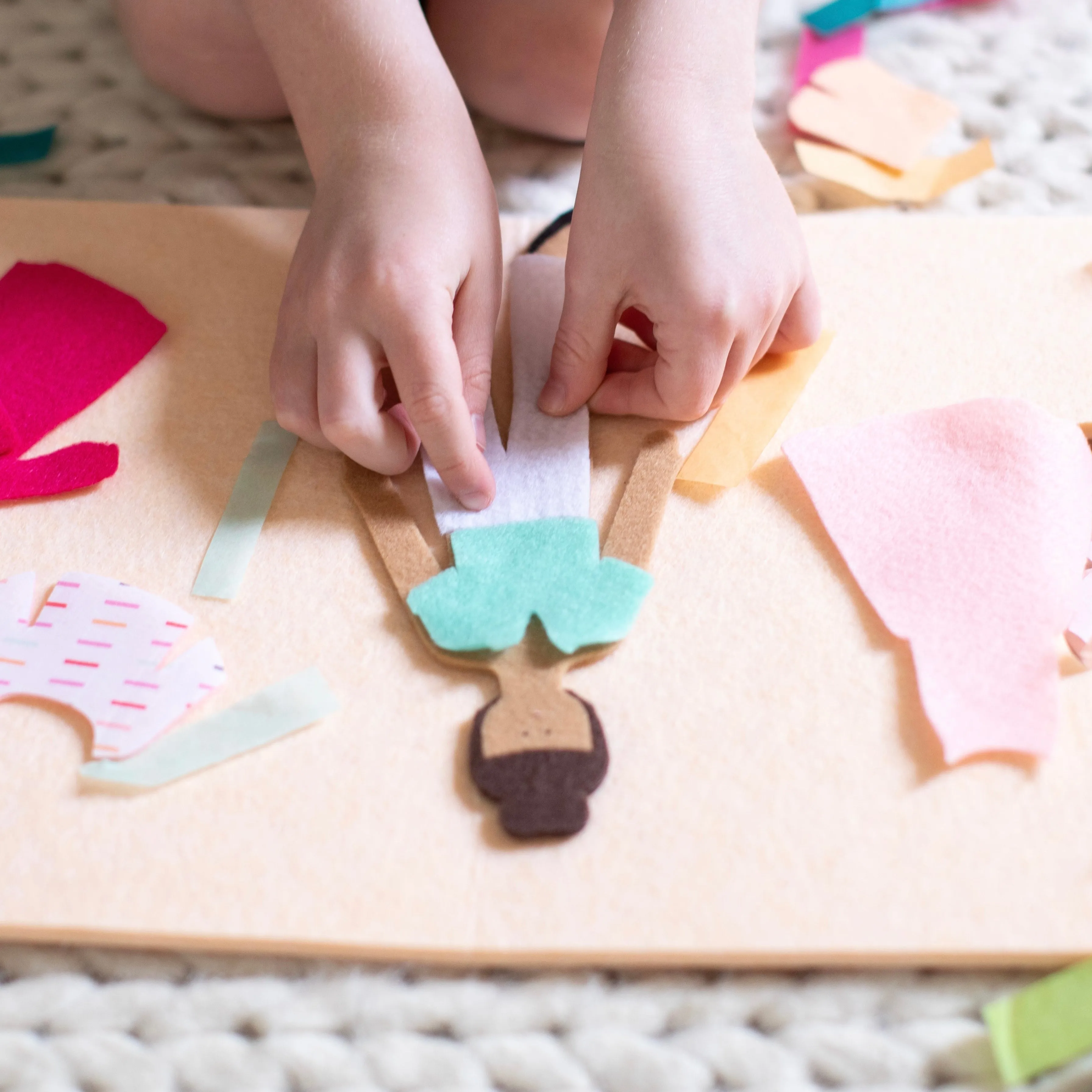 felt doll printable outlines