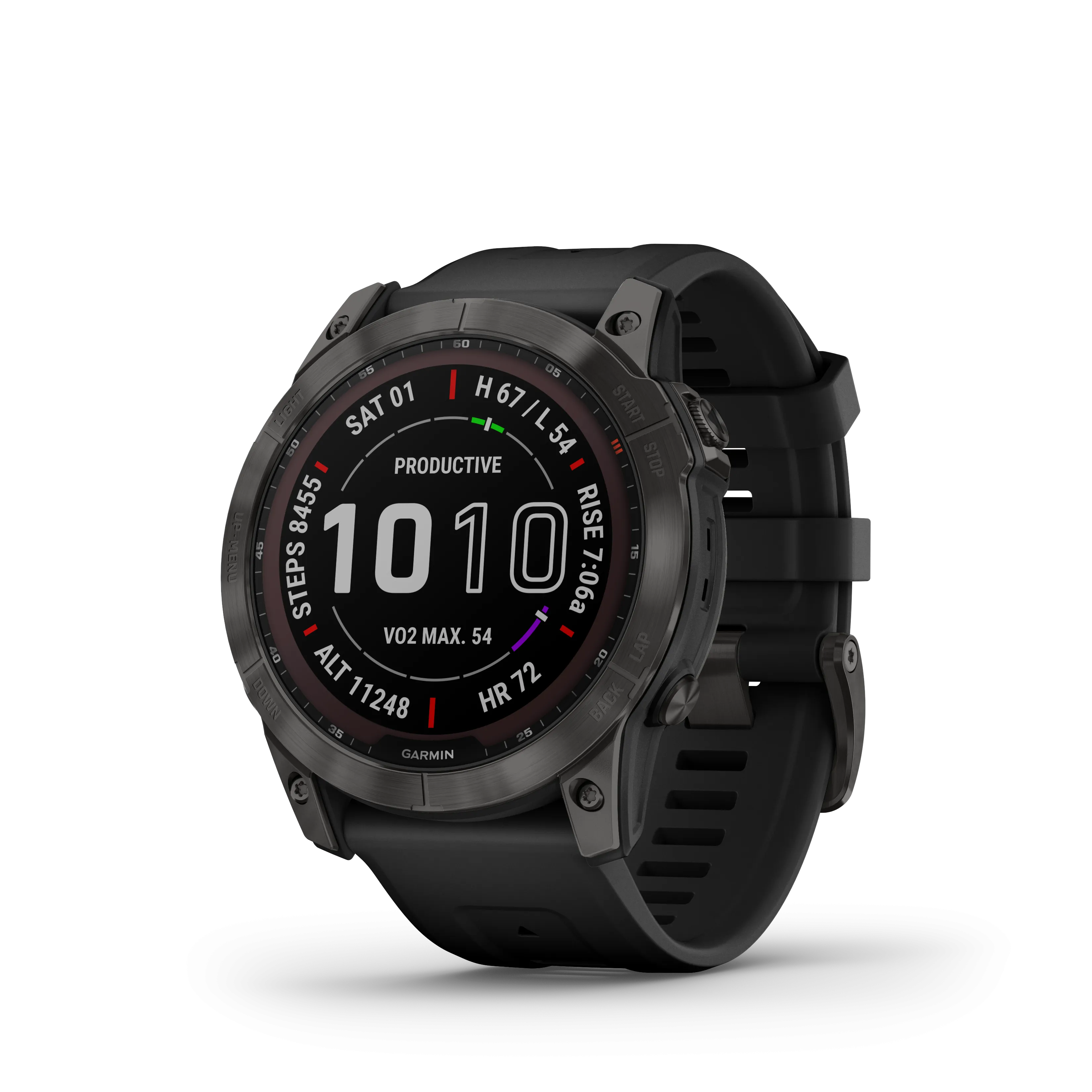 Fenix 7X Solar Smart Watch - Grey/Black - 010-02541-11