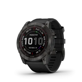 Fenix 7X Solar Smart Watch - Grey/Black - 010-02541-11