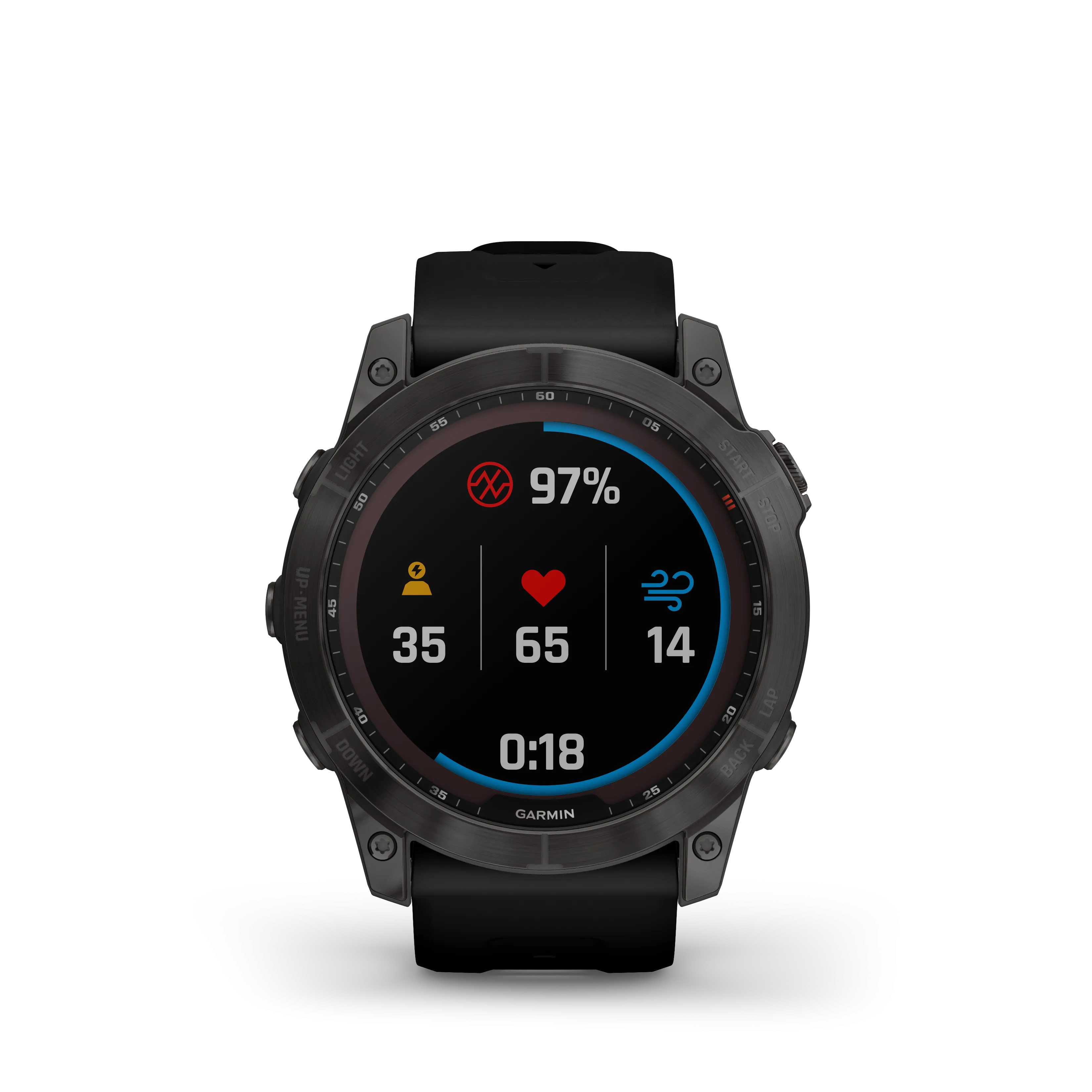 Fenix 7X Solar Smart Watch - Grey/Black - 010-02541-11