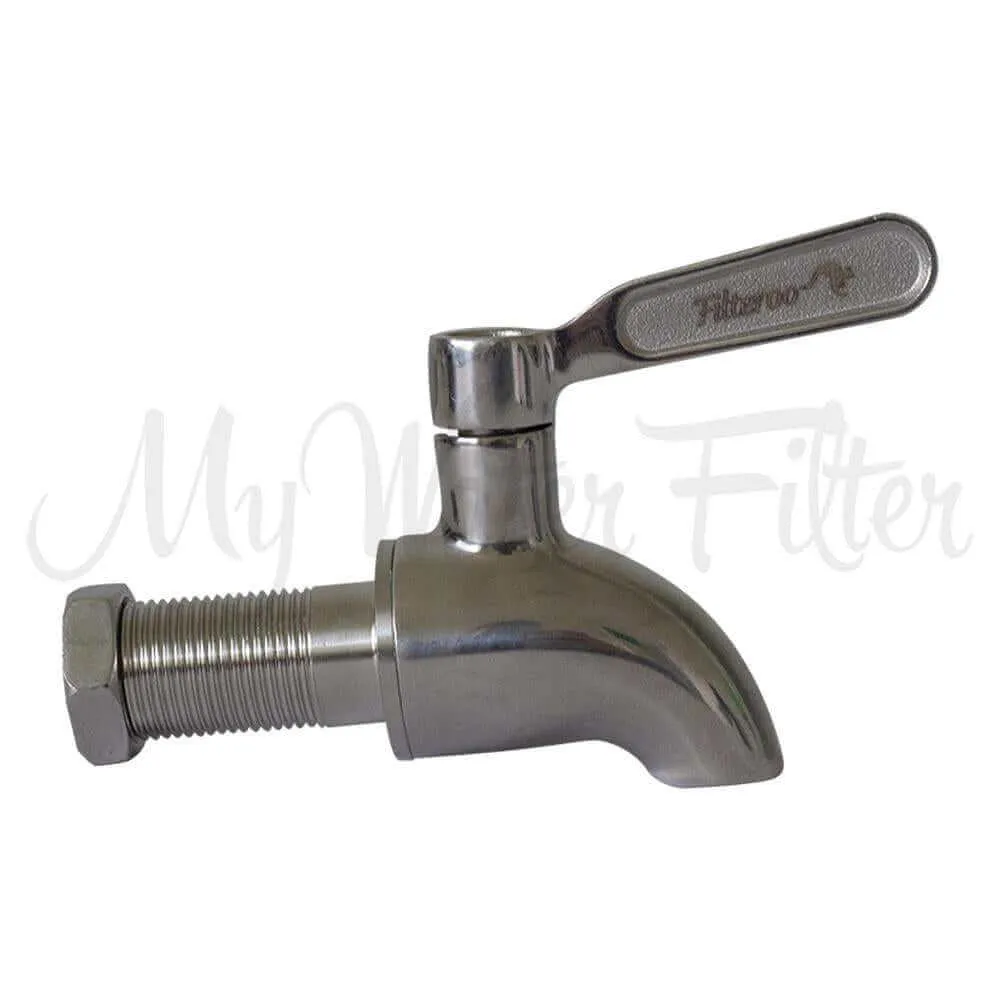 Filteroo® Stainless Steel Gravity Water Filter with Grander Revitalised Structured Water Energy Board and Fluoride Reduction Cartridge