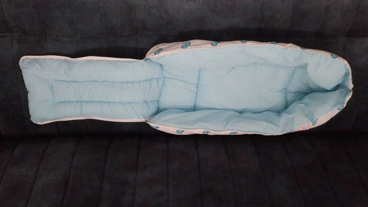FISHERPRICE 3 In 1 Sleeping Cum Carry Bag with Apple Print