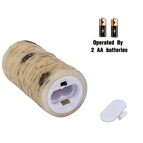 Flameless Candles Battery Operated Birch Candles Set of 9 Real Wax Pillar LED Candles with 10-Key Remote Control 2/4/6/8 Hours Timer
