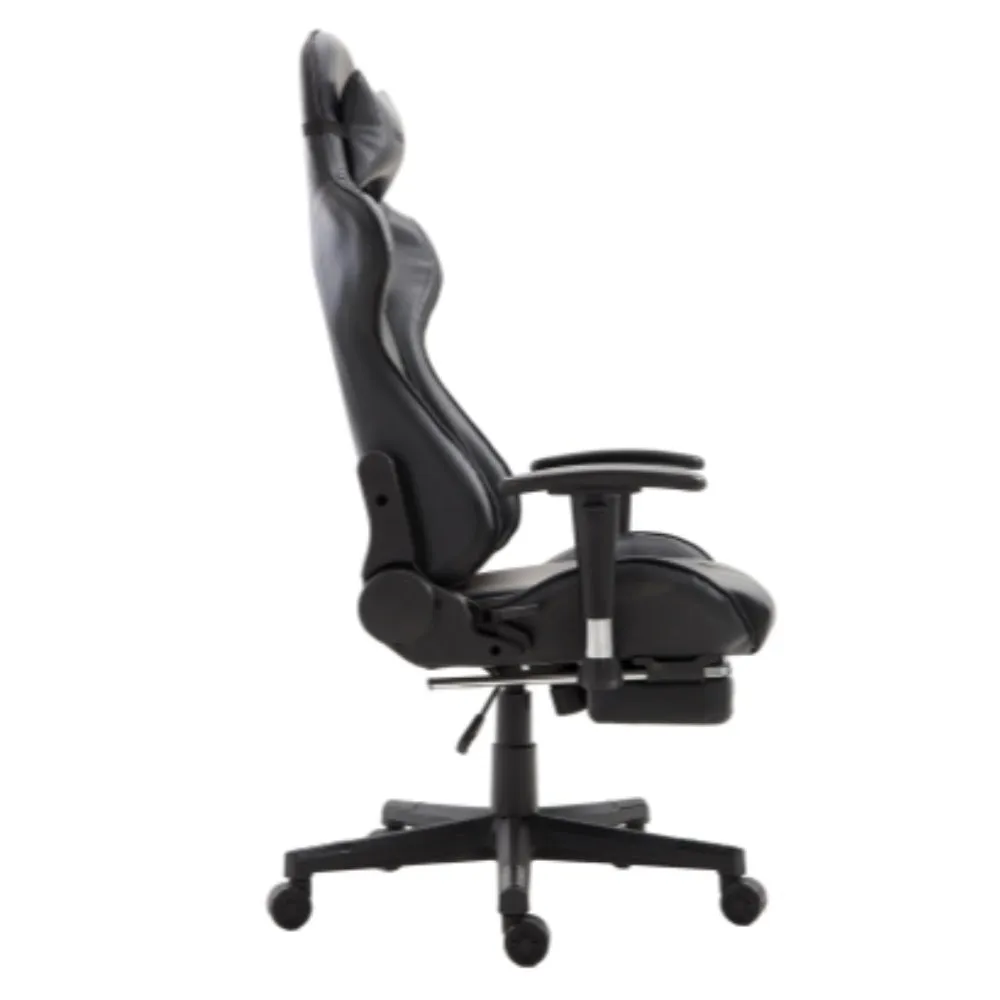 FOOTREST SERIES/ 9026 GAMING CHAIR (BLACK)