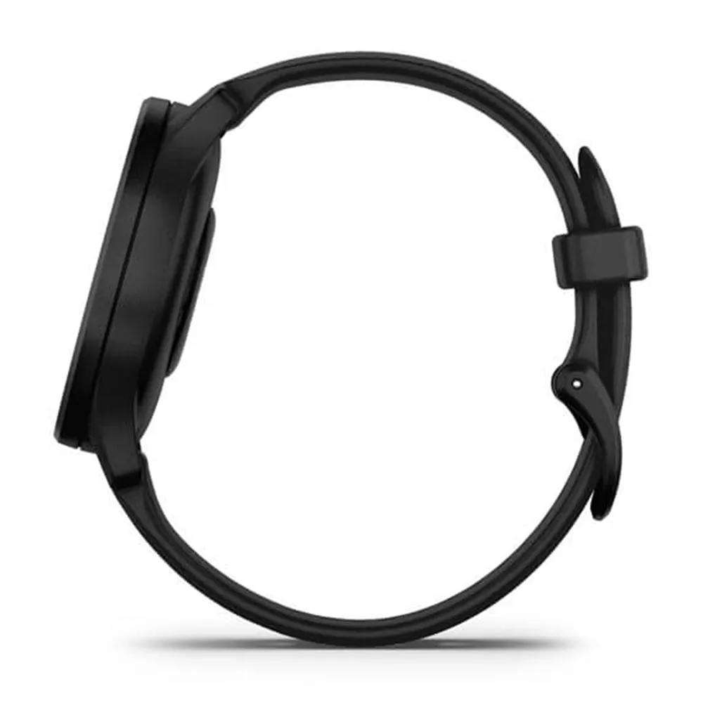 Garmin vivomove Black Dial Silicone Band with Slate Accents Health and Wellness Features Touchscreen Smartwatch - 010-02566-00