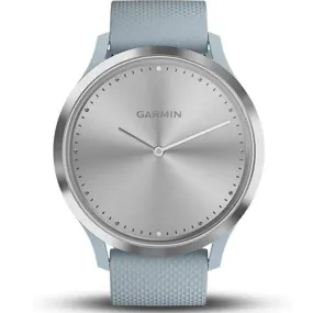 Garmin Vívomove HR, Hybrid Smartwatch for Men and Women, Silver/Sea Foam