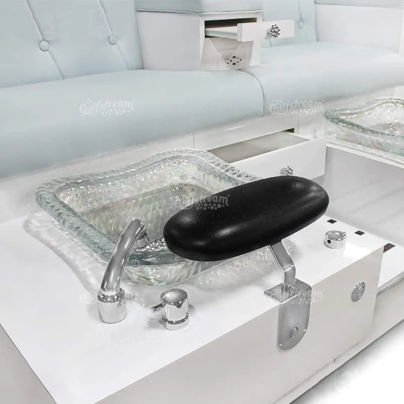 Gulfstream Vienna Triple Pedicure Chair Bench